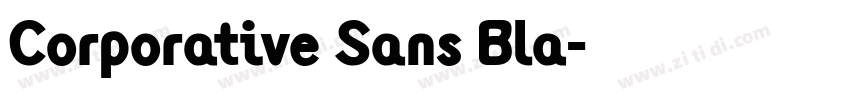 Corporative Sans Bla字体转换 Corporative Sans Bla字体转换